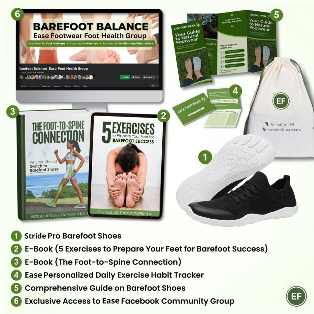 Stride Pro - Ergonomic Supportive & Non-slip Barefoot Shoes